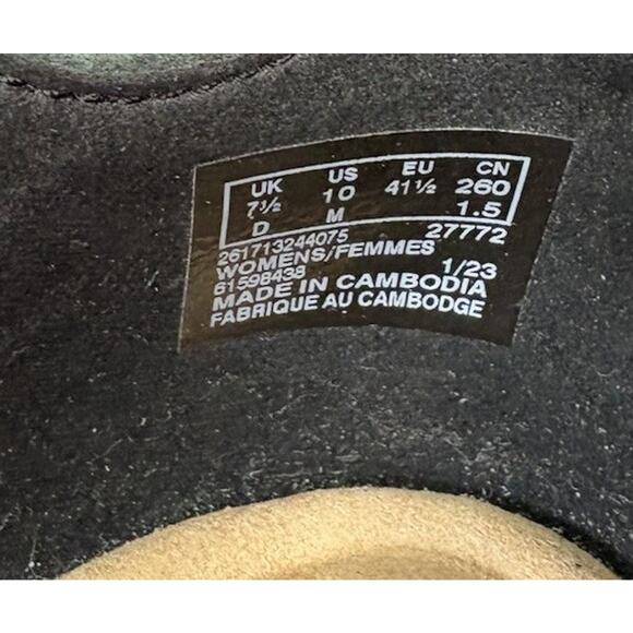 Clark’s Collection Women’s Wedge Sandal Woven Toe Strap, Ankle Buckle Size 10 - Picture 2 of 6